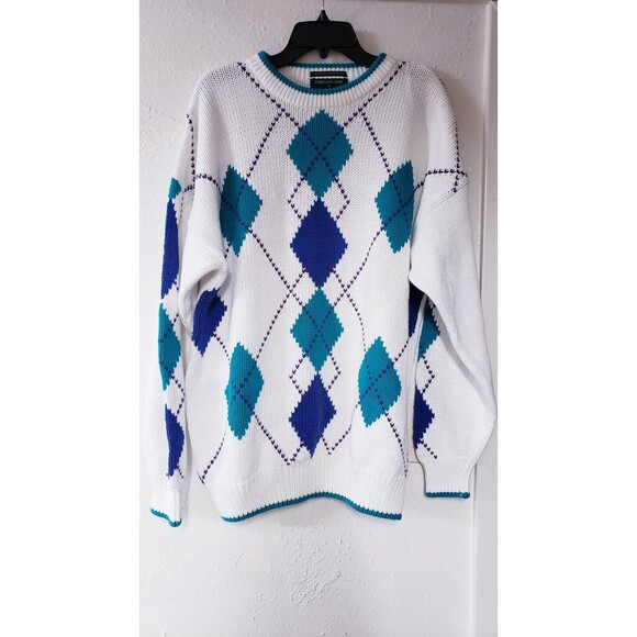 Vintage 90s Embassy Row Special Edition Handknits Cable Knit Heavy sweater XL - Picture 1 of 7